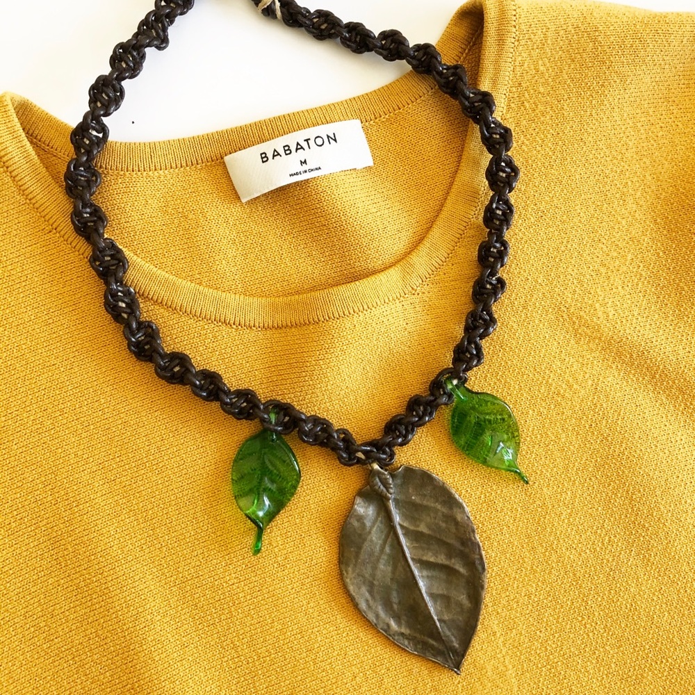 Leaf necklace
